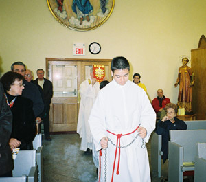 Gospel Procession on Christmas