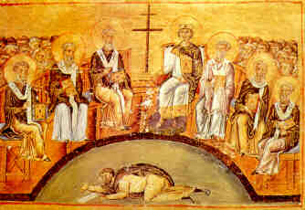 The Council of Nicea, a suburb of Constantinople