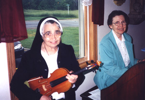 Sister Emily Rokos and Sister Mary Ricardo