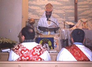 Sermon, given by the priest