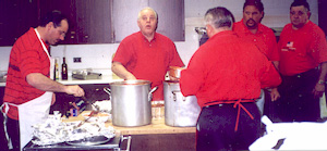 Cooks at work for St. Joseph's Table