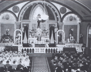 Interior of San Rocco Church, 1947